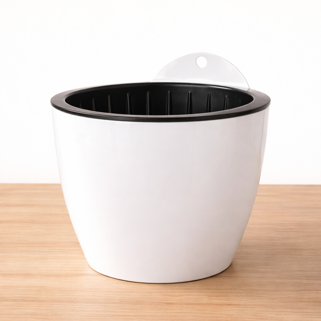 Vaso de Parede Autoirrigável para Plantas e Flores