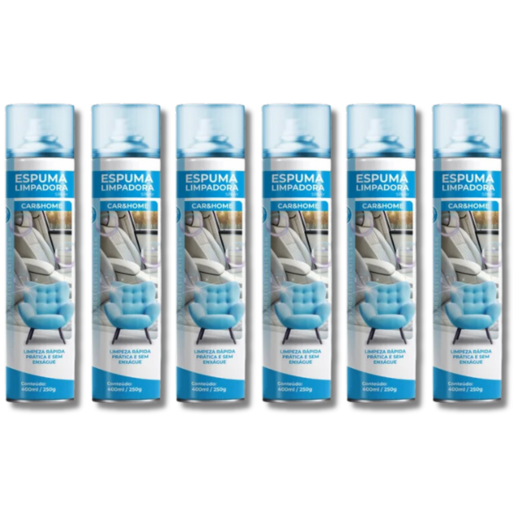 Limpa Tênis Espuma Mágica Limpadora á Seco Spray 400ml