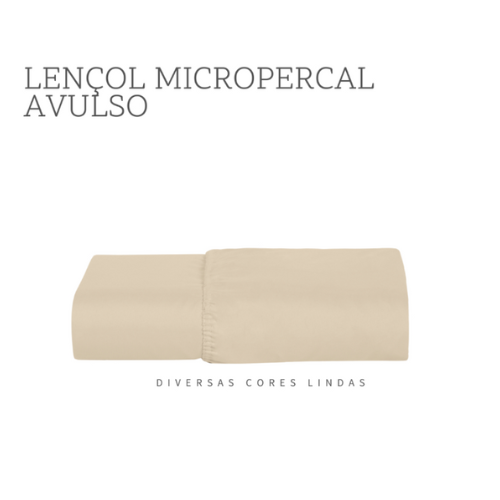 Lençol Maciezza com Elástico Avulso 400 Fios Cores Lisas