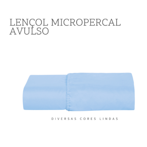 Lençol Maciezza com Elástico Avulso 400 Fios Cores Lisas