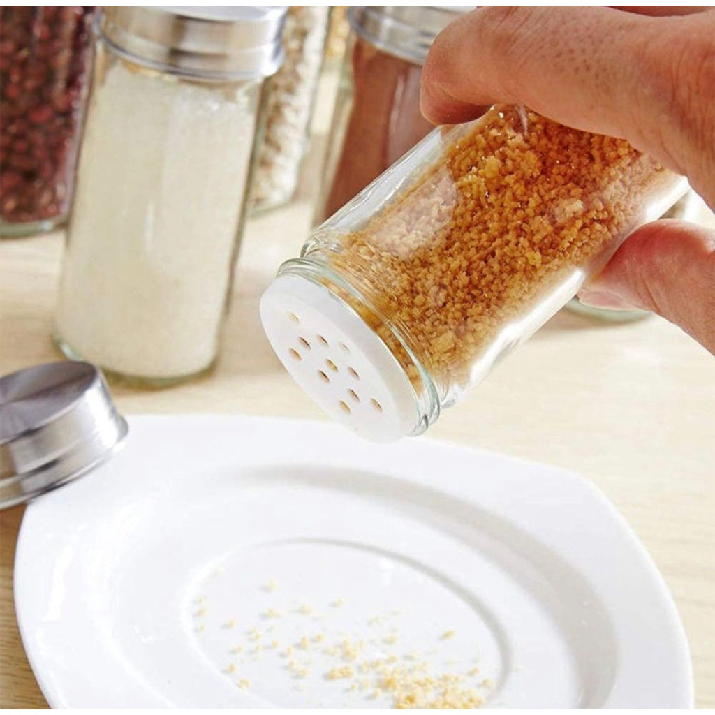 Porta Tempero Giratório Inox - 12 Potes