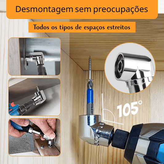 Adaptador de broca de ângulo reto de [105 GRAUS]