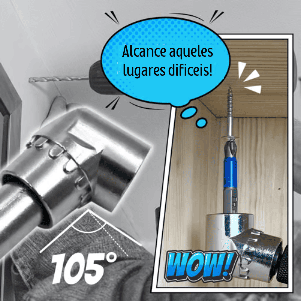 Adaptador de broca de ângulo reto de [105 GRAUS]