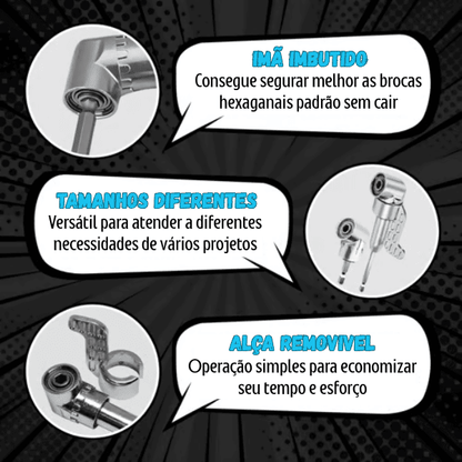 Adaptador de broca de ângulo reto de [105 GRAUS]