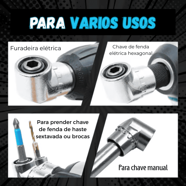 Adaptador de broca de ângulo reto de [105 GRAUS]