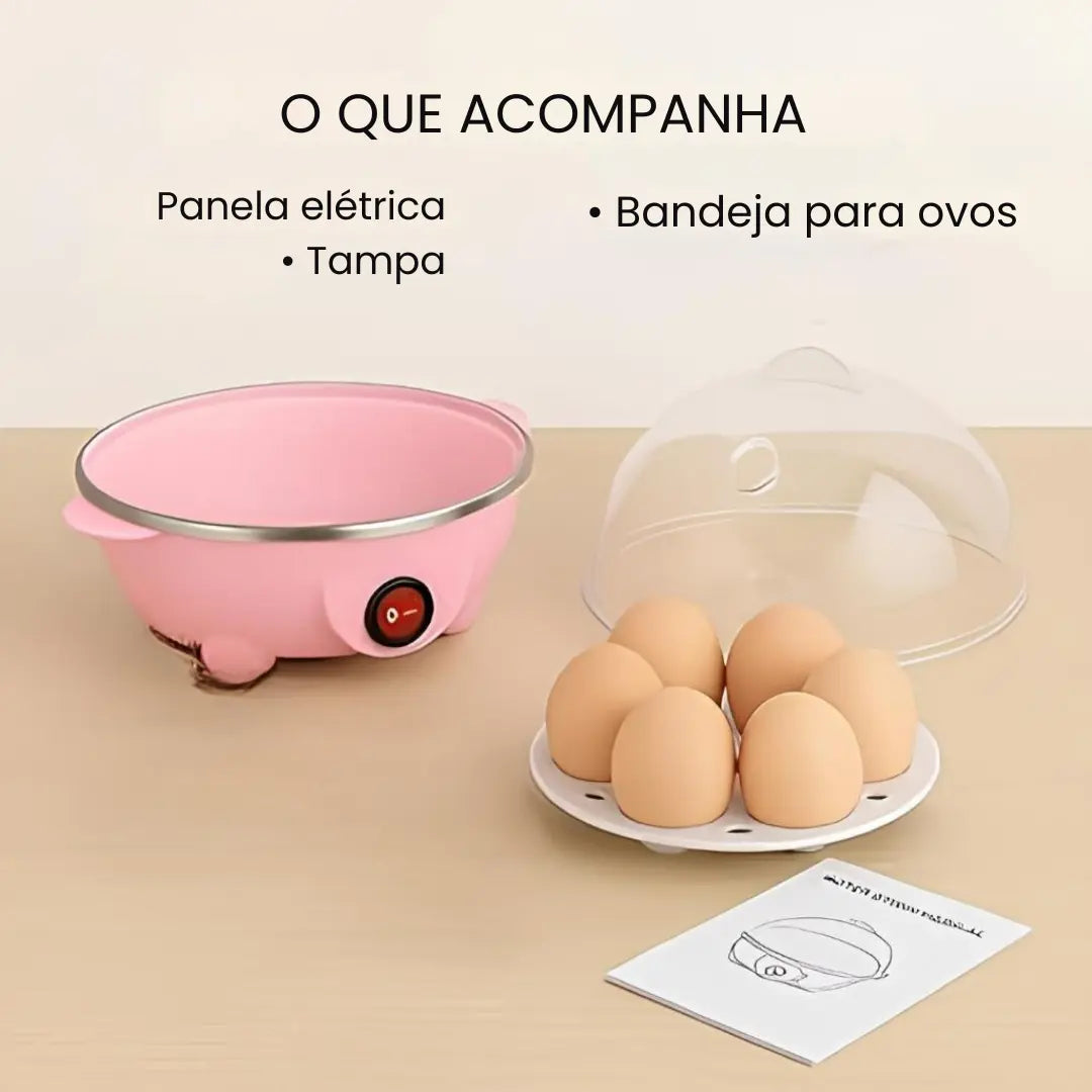 Cozedor Elétrico Ovos e Legumes Multifuncional