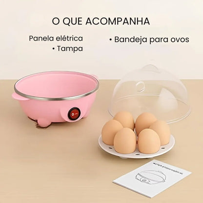 Cozedor Elétrico Ovos e Legumes Multifuncional