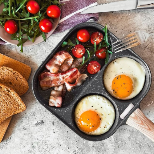 Frigideira Antiaderente 3 em 1 com Divisórias