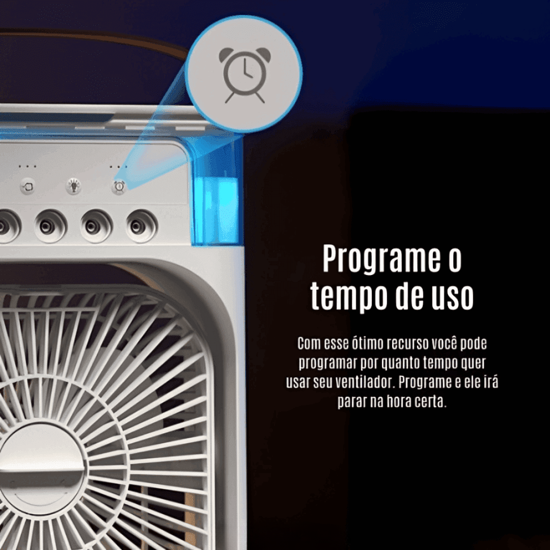 Climatizador de Ar Água e Gelo