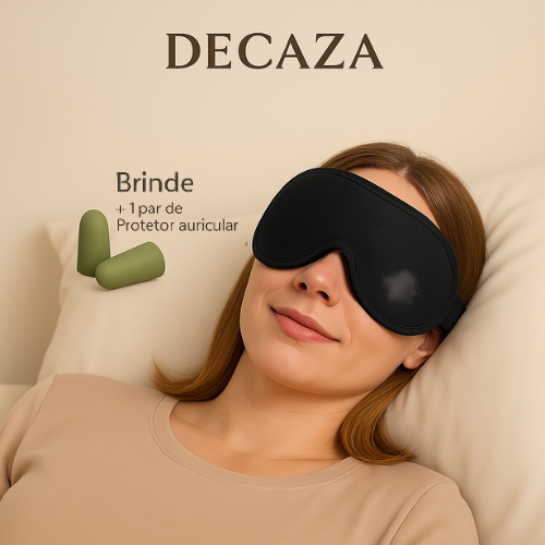 Máscara de Sono Sleep Luxe + Brinde