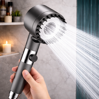 Ducha com Filtro 3 Modos e Escova Massageadora