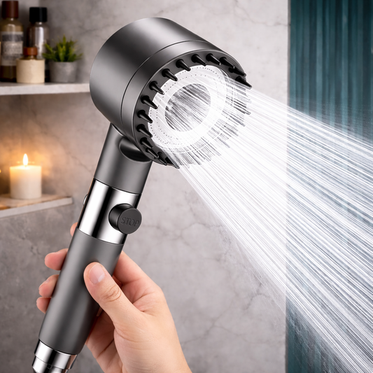 Ducha com Filtro 3 Modos e Escova Massageadora