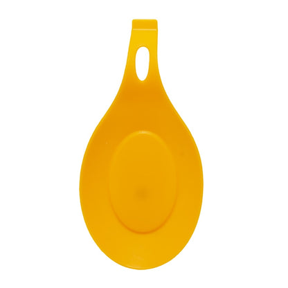 Suporte amarelo para ovo, utensílio de cozinha com design oval e alça para pendurar