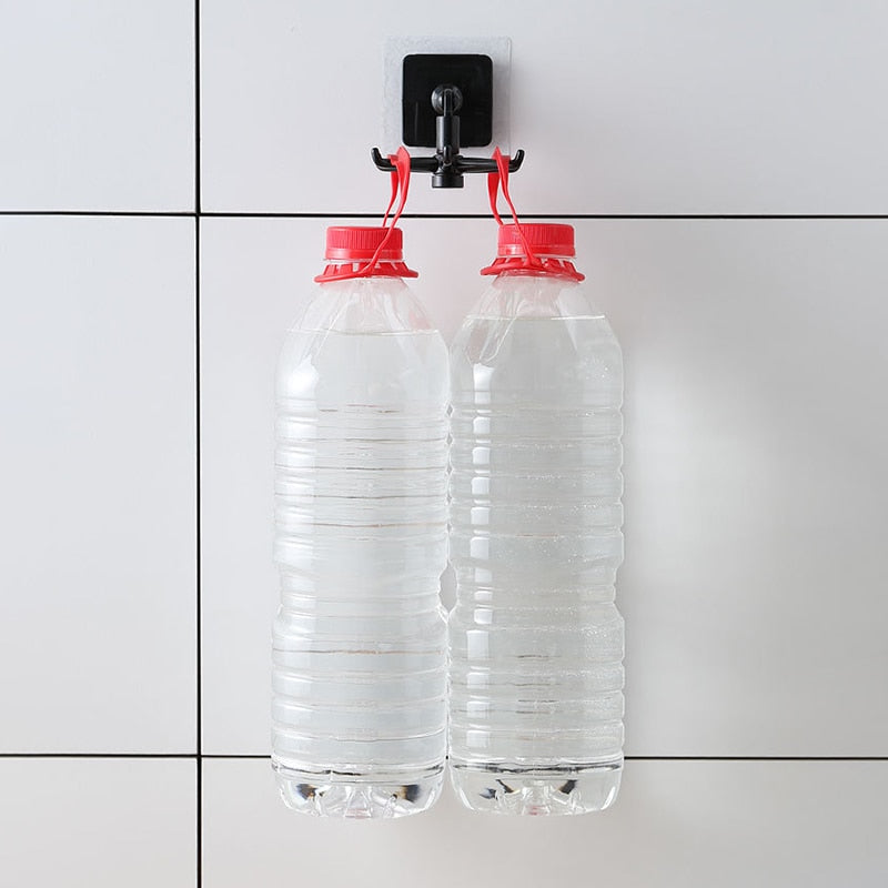 Ganchos auto adesivos 360 graus para cozinha