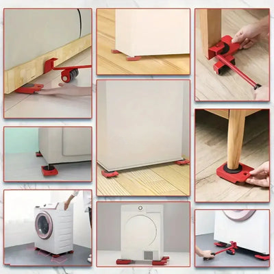 Kit Rodinhas Aparelho Movedor de Móveis