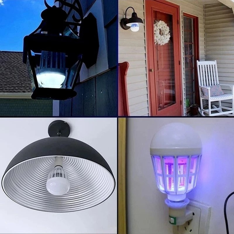 Lâmpada de Choque Elétrico Para Posquito