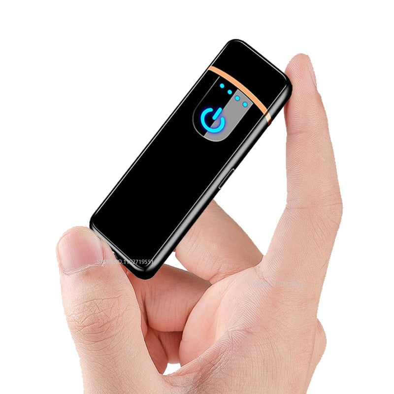 Isqueiro Elétrico À Prova de Vento Usb