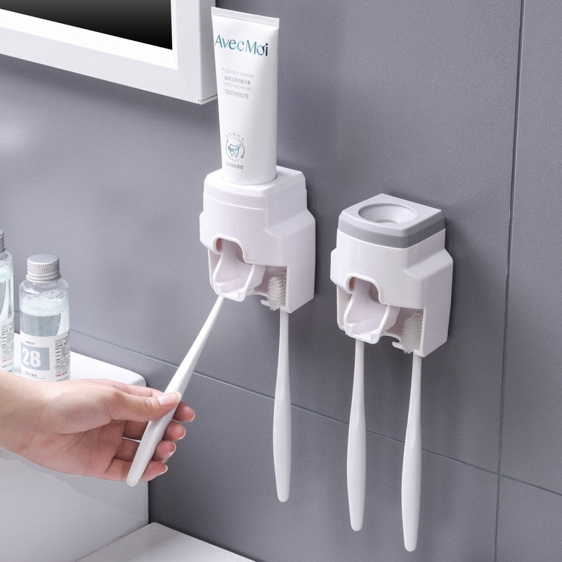 Dispensador dentífrico automático para banheiro