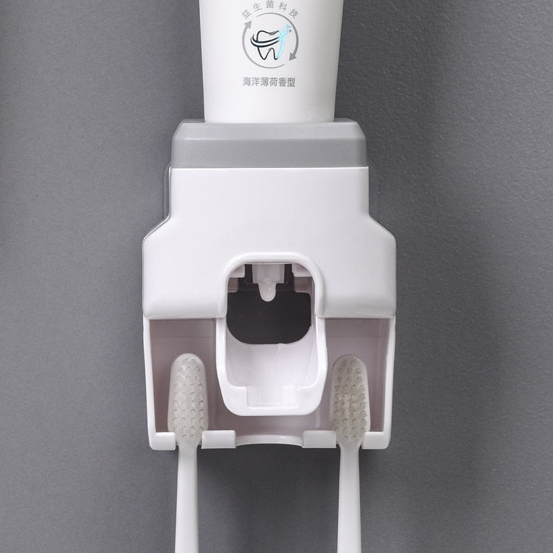 Dispensador dentífrico automático para banheiro