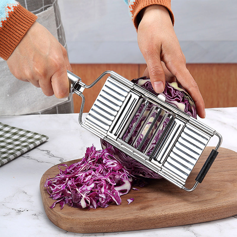 Ralador Multiuso Em Aço Inox + 4 Lâminas