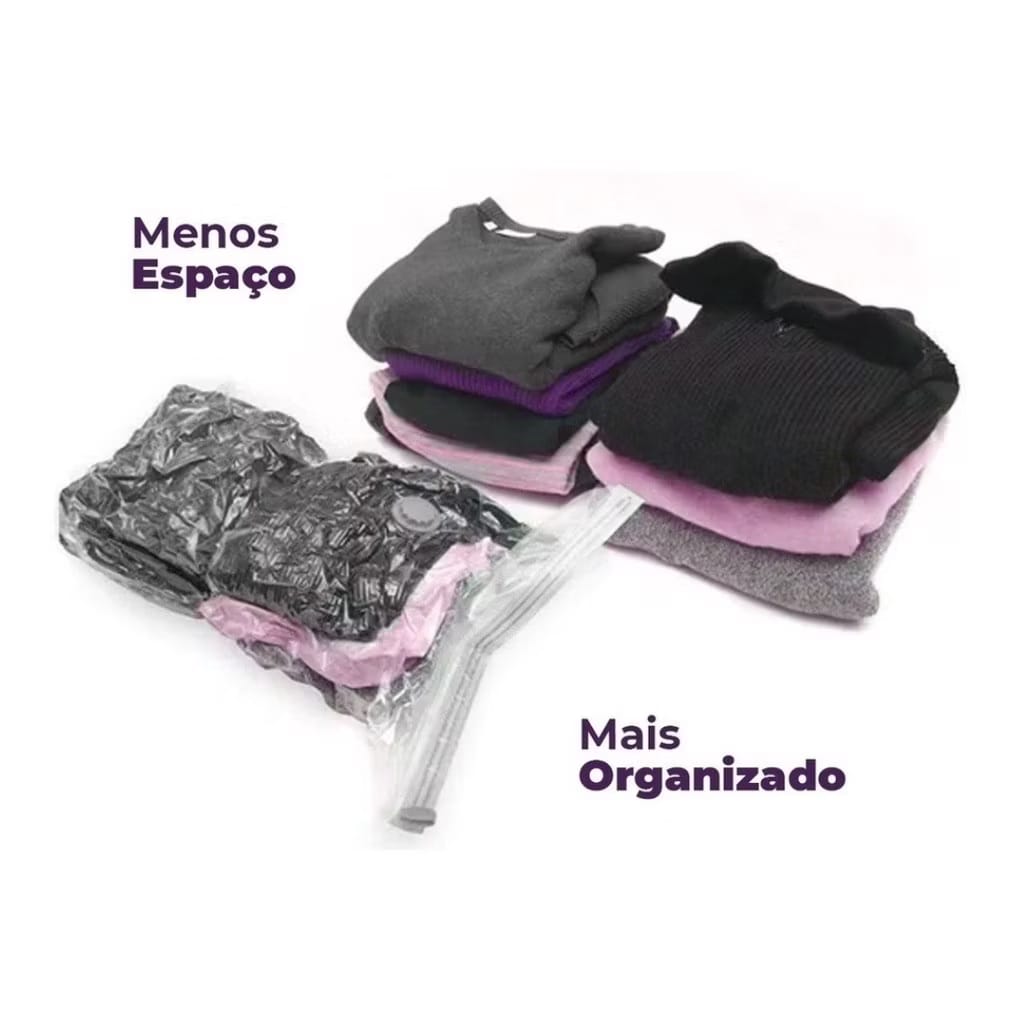Kit Compact Premium – Saco a Vácuo + Bomba Elétrica