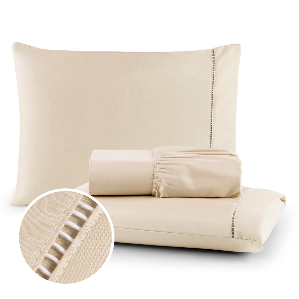 Jogo de Lençol  400 fios 3 peças - Royal Dreams