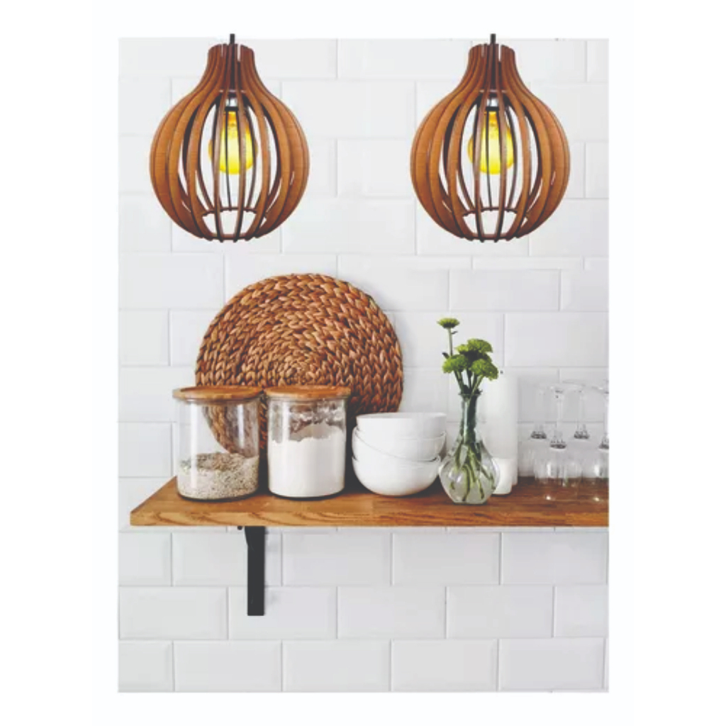 Kit com 4 Pendentes Coquinho - Fiorland