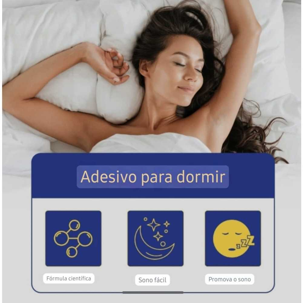 Kit 48 adesivos CalmSleep para Melhorar o Sono