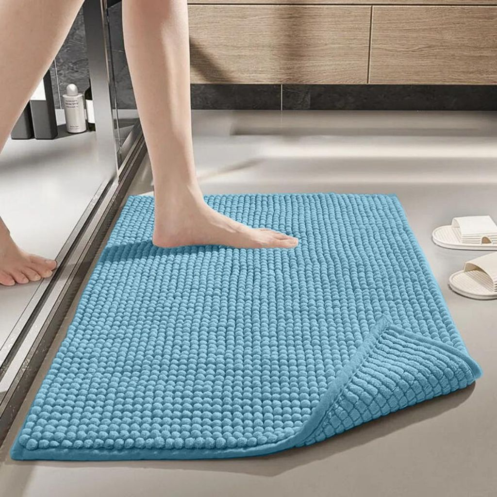 Kit Tapete de Banheiro 40x60 Antiderrapante Microfibra