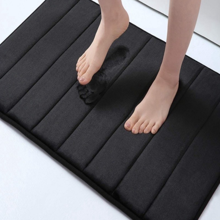 Tapete de Porta Para Banheiro macio 60cm fino