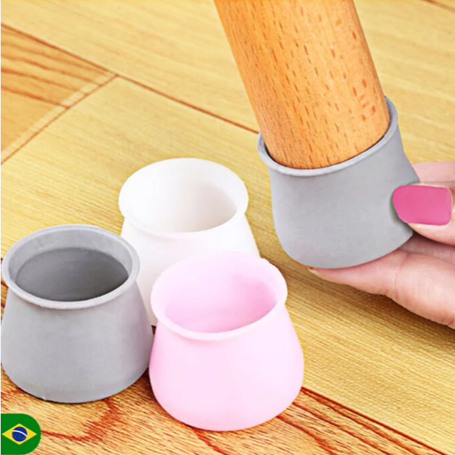Protetor de Silicone Pé de Móveis - Compre e Ganhe desconto + Brinde