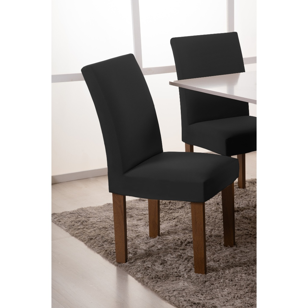 Capa De Cadeira Kit 4 e 6 Lugares Spandex Com Elástico