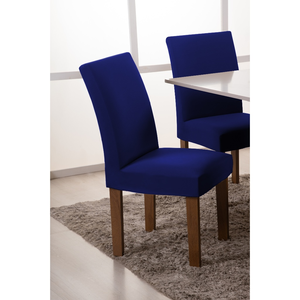 Capa De Cadeira Kit 4 e 6 Lugares Spandex Com Elástico