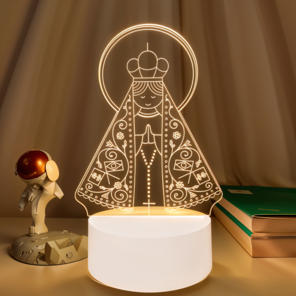 Luminária Nossa Senhora Aparecida 110/220v