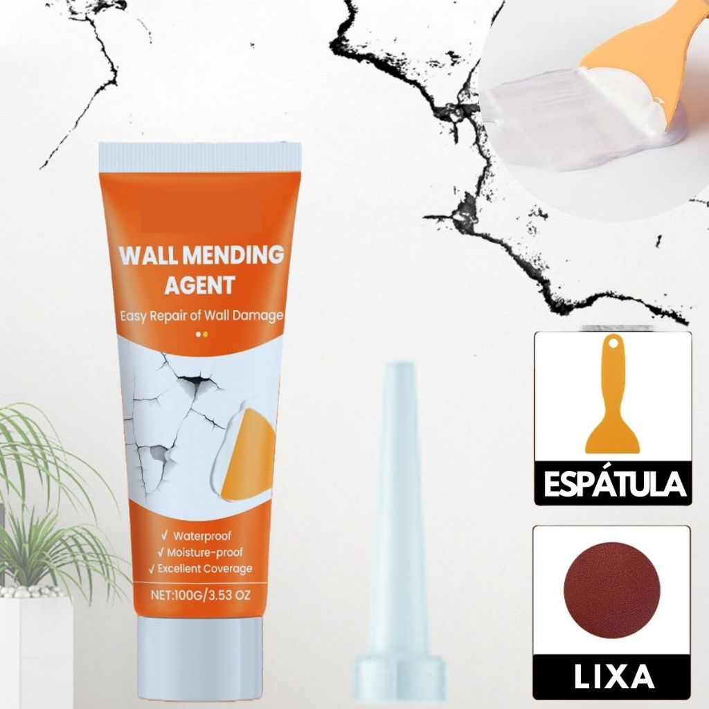 Pasta Massa Para Tapar Buracos Trincas Rachaduras Na Parede Rápida Tampar Espaços Entre Outros