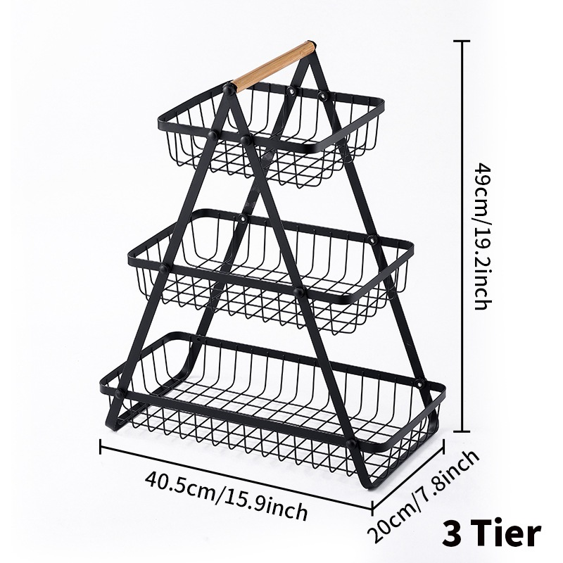 Fruteira De Mesa Multiuso Frutas Luxo Premium