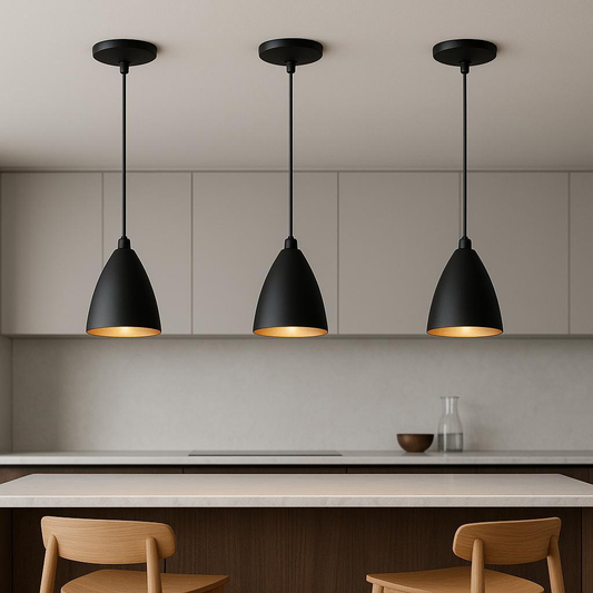 Kit 3 Luminárias Modernas