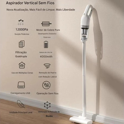 Aspirador de Pó 3 em 1 Portátil Sem Fio (+ Brinde Grátis!)
