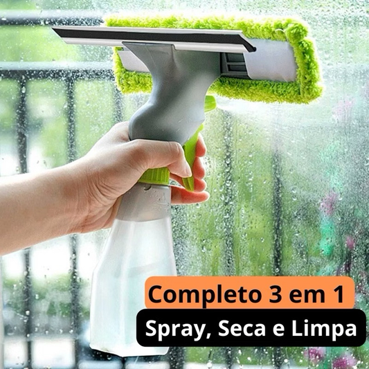 Rodo Spray Limpa E Seca Vidros 3 Em 1 250ml Multiuso
