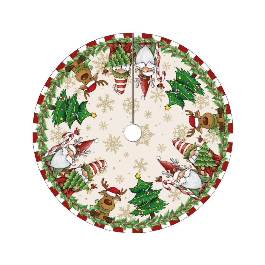 Saia Tapete Base Árvore De Natal Decoração