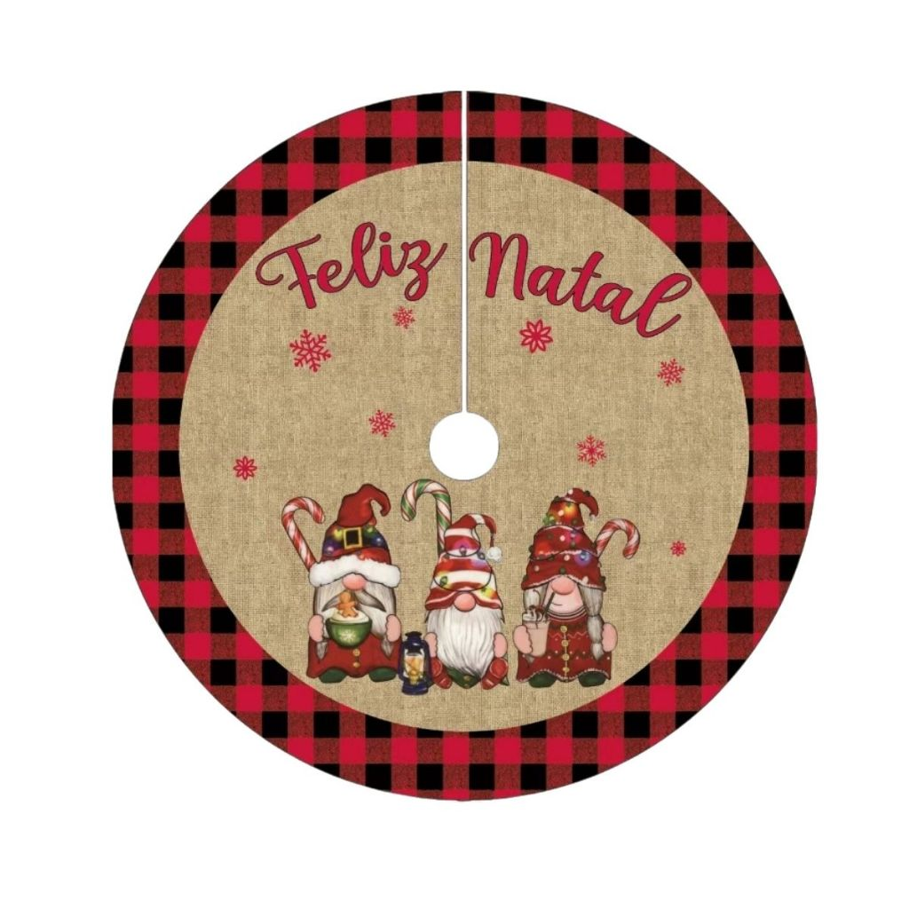 Saia Tapete Base Árvore De Natal Decoração