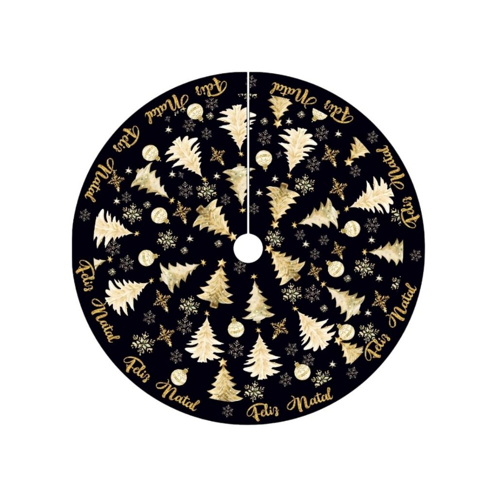 Saia Tapete Base Árvore De Natal Decoração