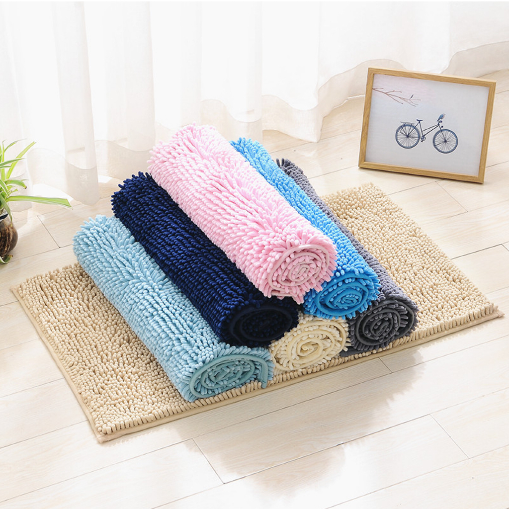 Kit Tapete de Banheiro 40x60 Antiderrapante Microfibra