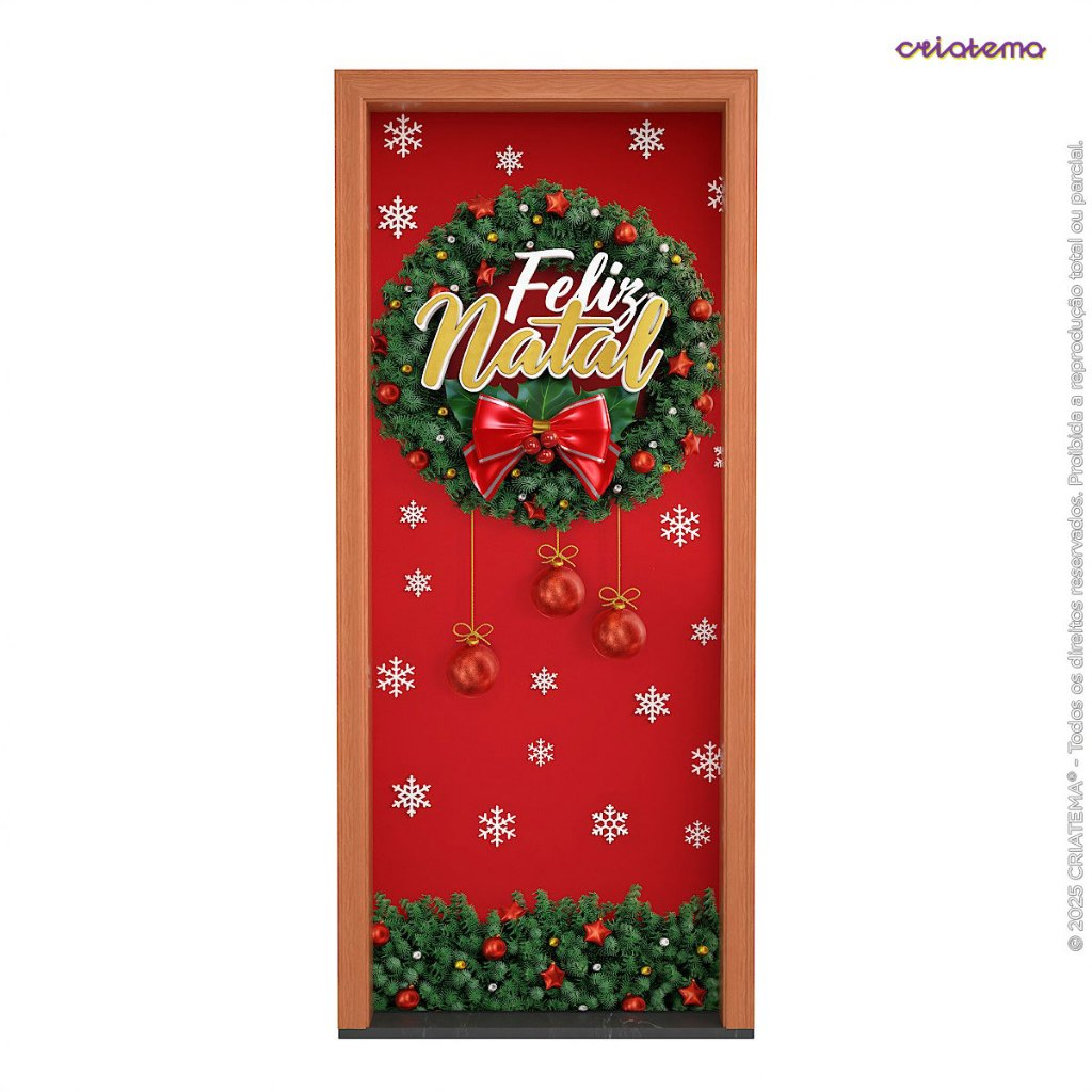 Veste Porta C/Elástico Decoração de Natal