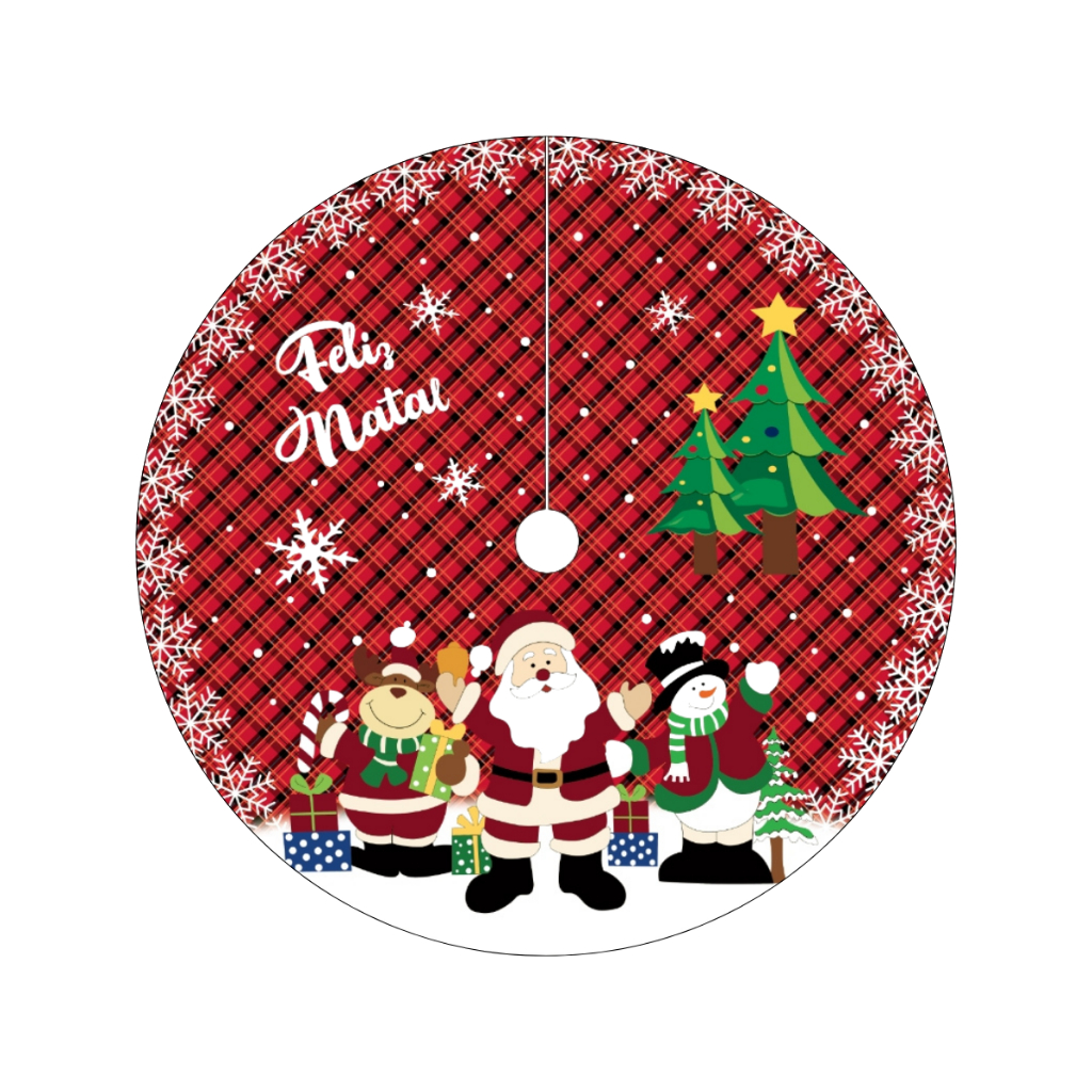 Saia Tapete Base Árvore De Natal Decoração