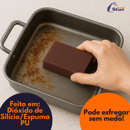 Kit 12 Esponja Magica Limpeza Pesada