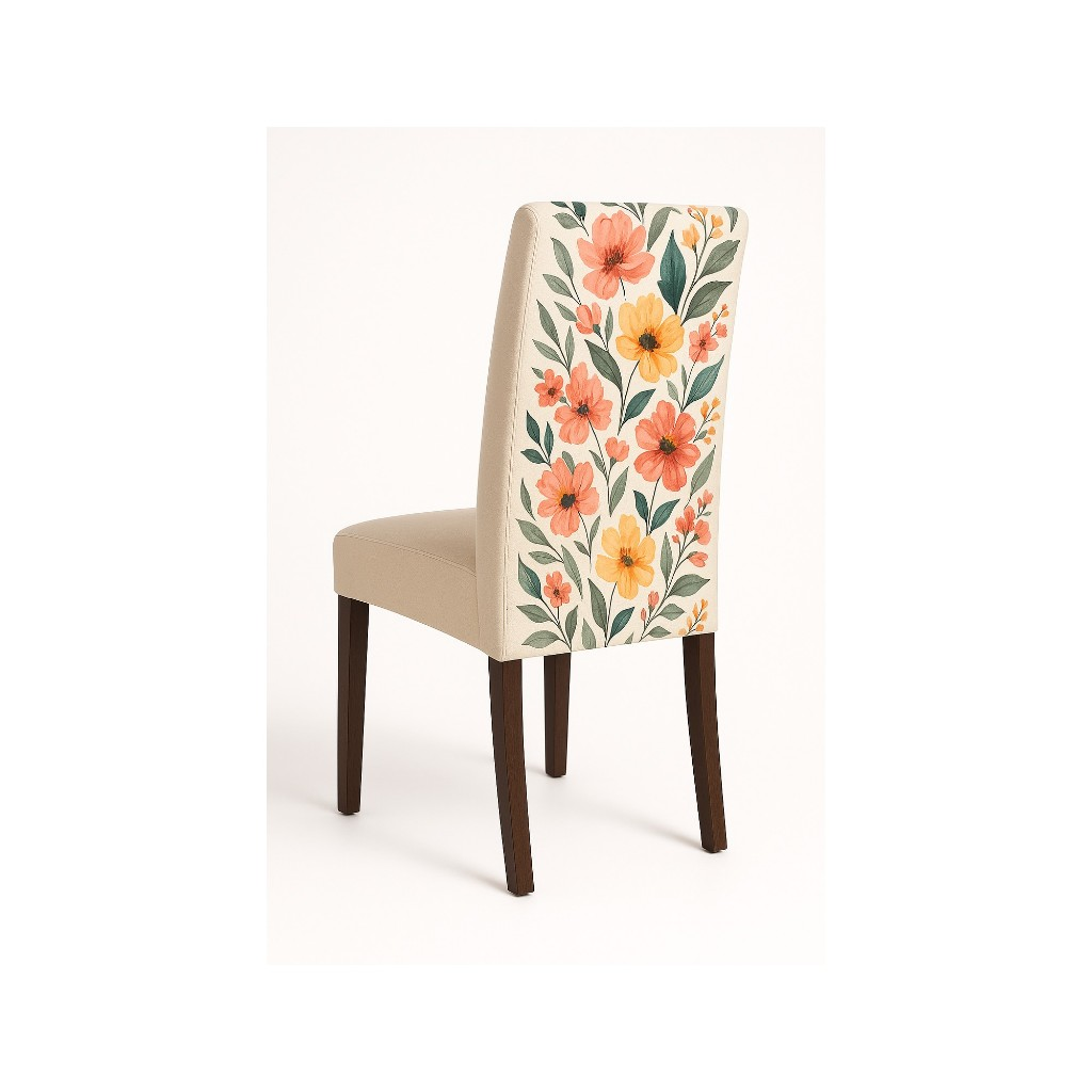 Capas de Cadeira Natalinas Elásticas – Papai Noel Feliz Natal