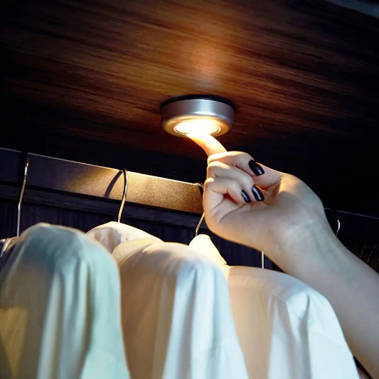 Kit Led Lâmpada Adesiva Sem Fio Touch Portátil