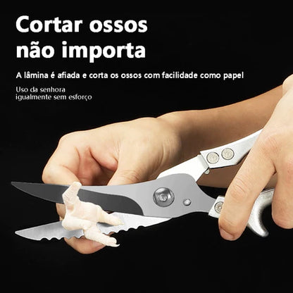 Tesoura Profissional para Cortar Carnes e Vegetais