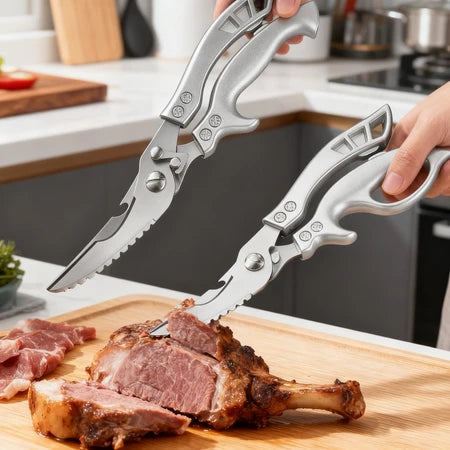 Tesoura Profissional para Cortar Carnes e Vegetais
